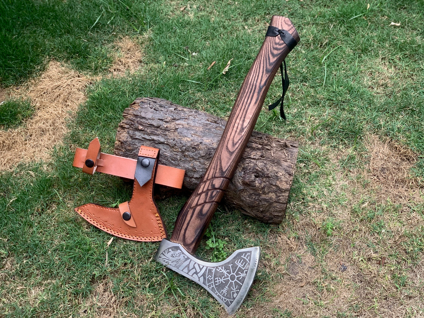 Runic Viking Axe