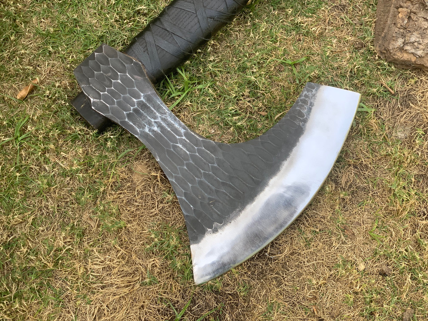 Hammered Carbon steel Viking axe