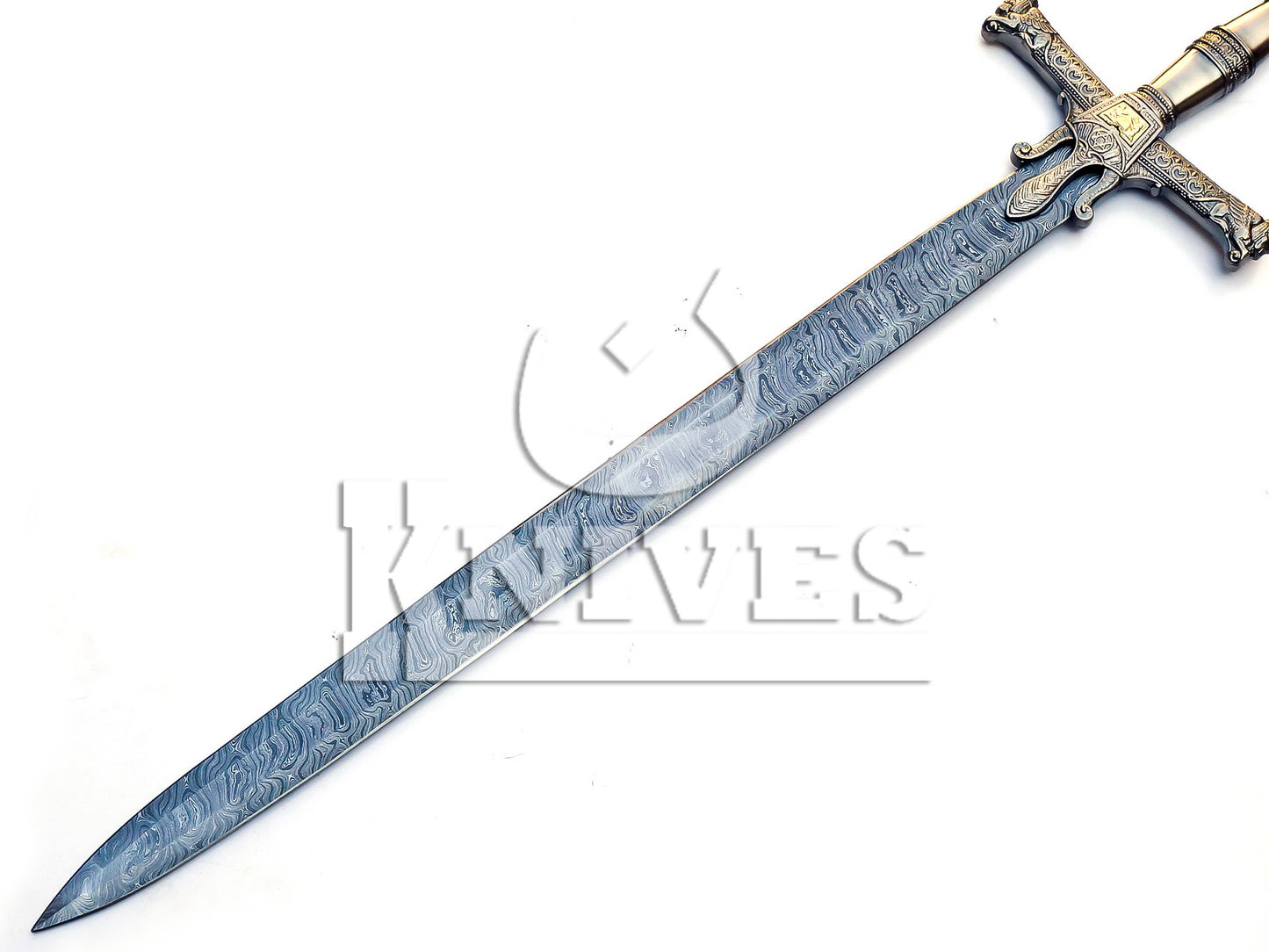 Damascus Steel Collectible Viking Sword - 42"