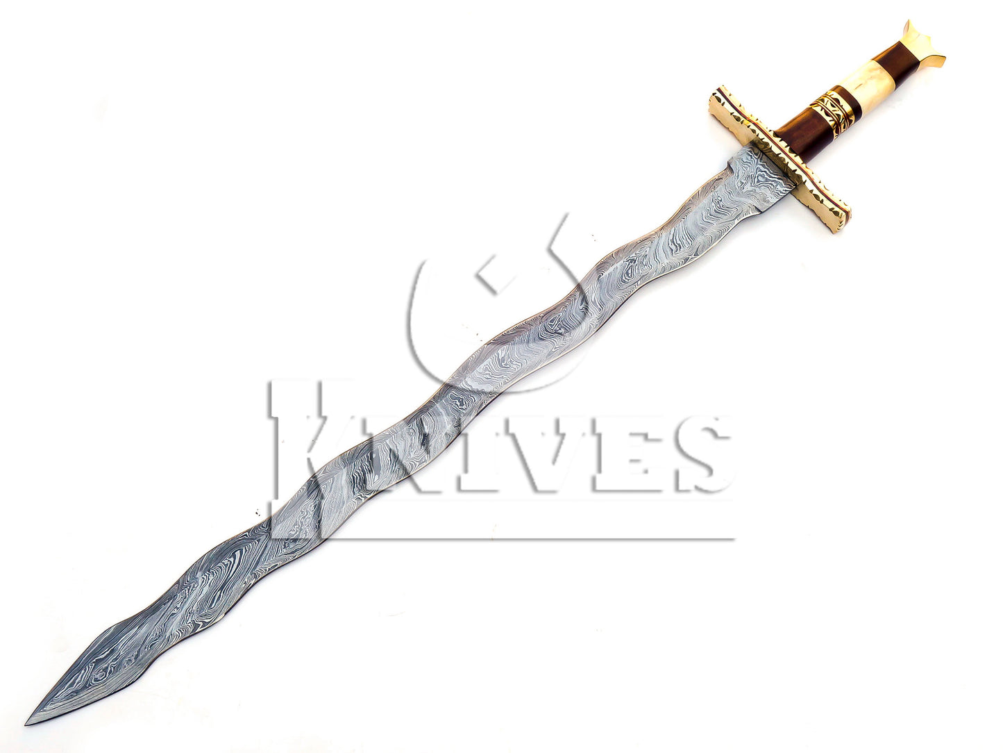 Damascus Steel Collective Viking Sword - 35"