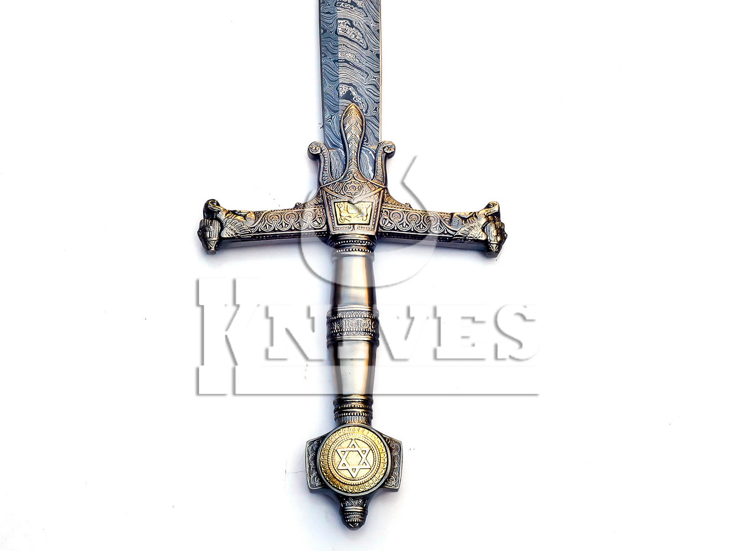 Damascus Steel Collectible Viking Sword - 42"