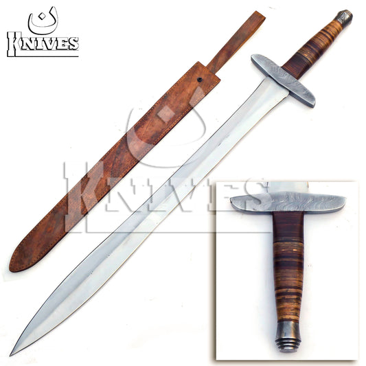 Carbon Steel Collectible Viking Sword - 32"