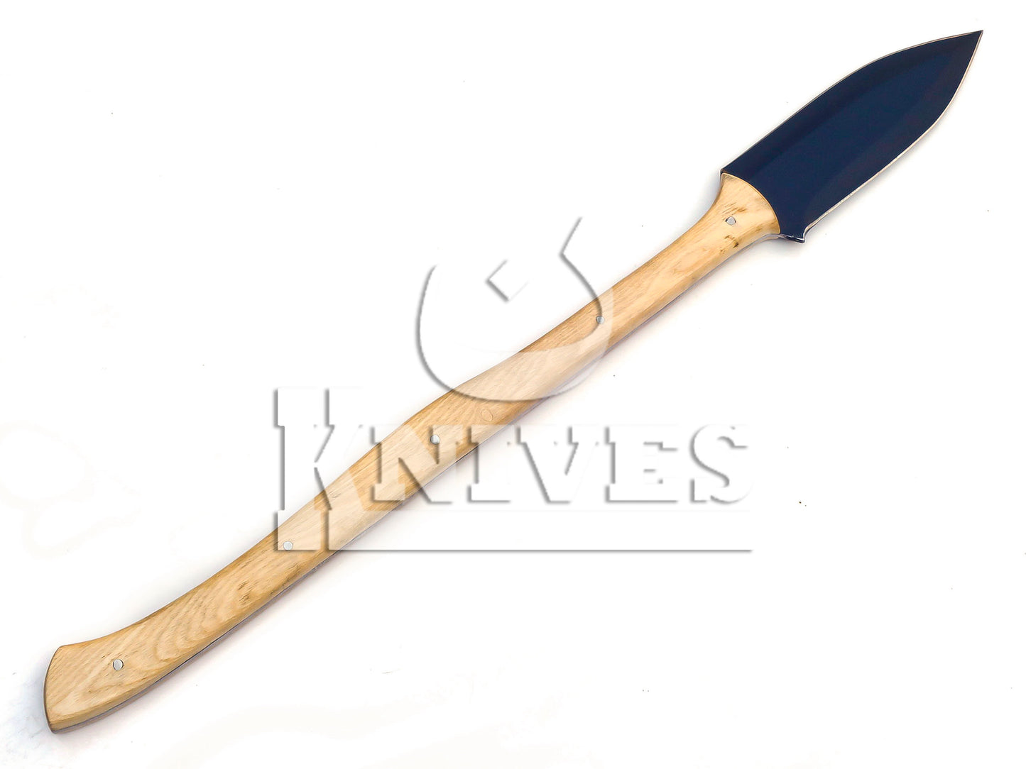 Carbon Steel Dagger with Powdered Courting Handle in Ash Wood